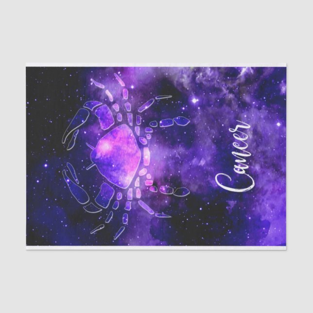 Papel De Seda Zodiac : Cáncer (Anverso)