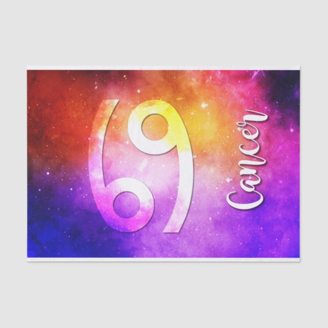 Papel De Seda Zodiac : Espacio de Candy Cáncer (Anverso)