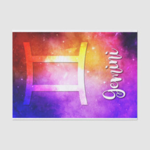 Papel De Seda Zodiac: espacio de caramelos de Gemini