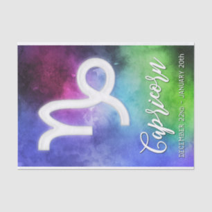 Papel De Seda Zodiac: Fechas de Capricornio