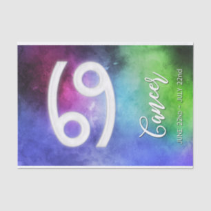 Papel De Seda Zodiac: Fechas del cáncer