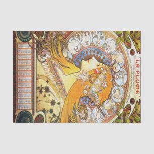 Papel De Seda Zodiaco 1896 de Alfons Mucha