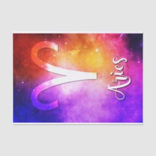 Papel De Seda Zodiaco: Caramelo del espacio del aries