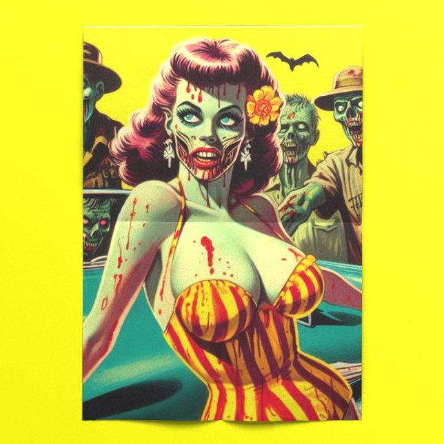 Papel De Seda Zombie Pin-up (Subido por el creador)
