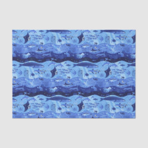 Papel De Seda Zonas de profundidad del océano - Animales submari