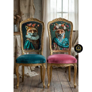 Papel De Seda Zorro de Corona Floral Muebles Decoupage