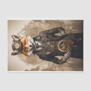 Papel De Seda Zorro de vapor ventilado elegante