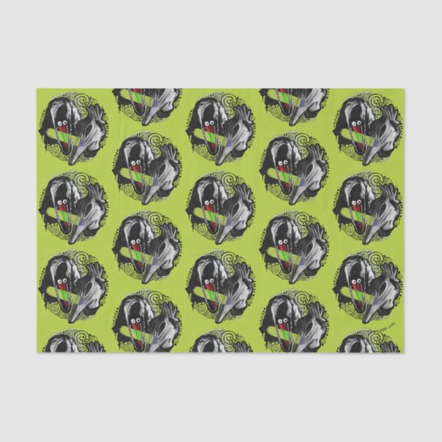 Papel De Seda Zumo de remolacha | Adam y Barbara Scary (Anverso)