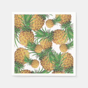 Papel de Servilleta de Piñas Tropicales Deliciosas