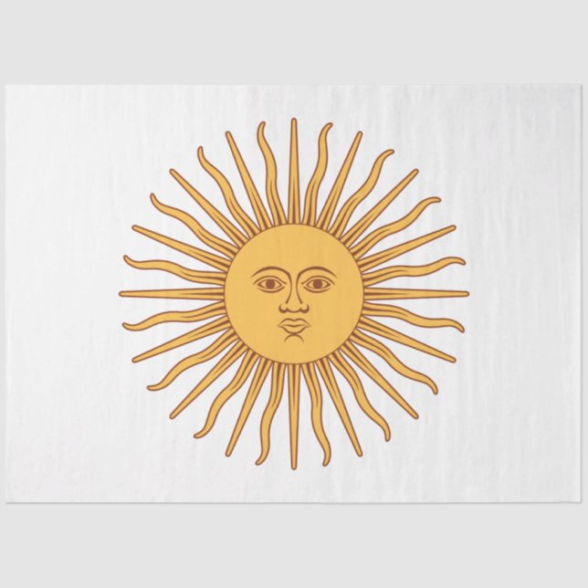 Papel de sol argentino (Anverso)