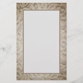 Papel de Stationery del Boda de encaje de vintage