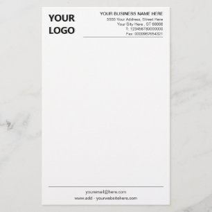 Papel de Stationery para empresas personalizados S