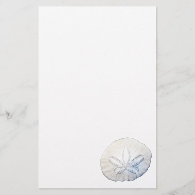 Papel de Stationery Photo Sand Dollar (Anverso)