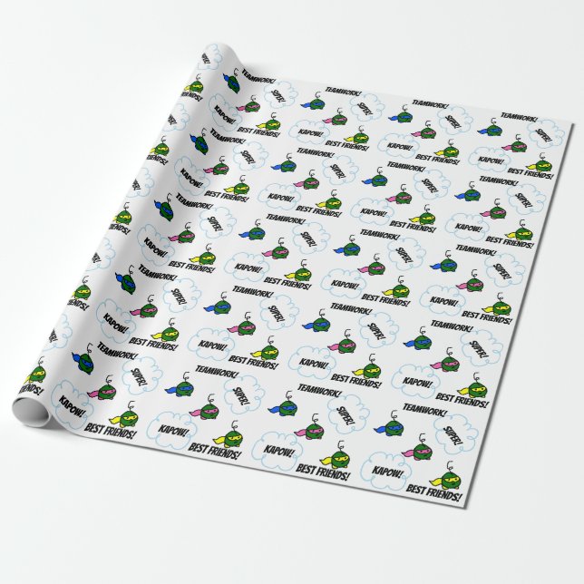 Papel de super peas (Desenrollado)