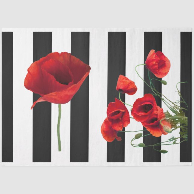 Papel de tapete de deshielo de la flor de la amapo (Anverso)