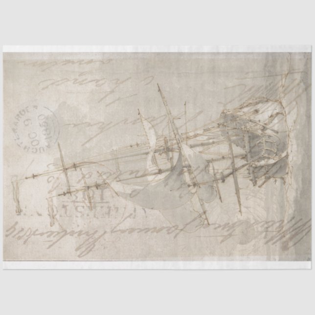 Papel de tapete de deshielo del velero (Anverso)