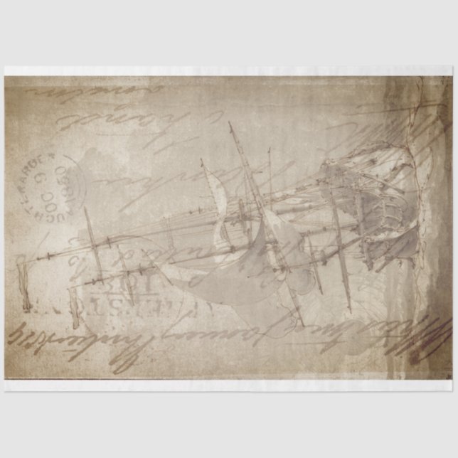 Papel de tapete de deshielo del velero (Anverso)