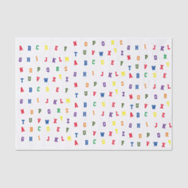 Papel de té Baby Shower de ABC