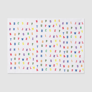 Papel de té Baby Shower de ABC