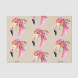 Papel de té Boho Fiona Flamingo