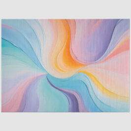 Papel de té colorido de pintura al óleo