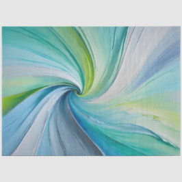 Papel de té colorido de pintura al óleo