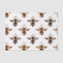 Papel de té de abeja de la reina blanca