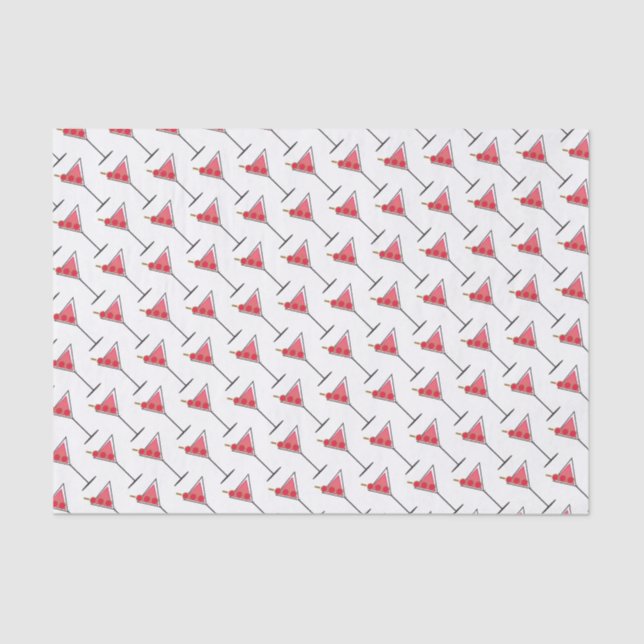 Papel de té de cócteles de medio siglo (Anverso)