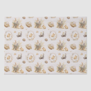Papel de té de conejo de Pascua