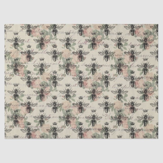 Papel de té de desconchado de miel reina de cosech (Anverso)
