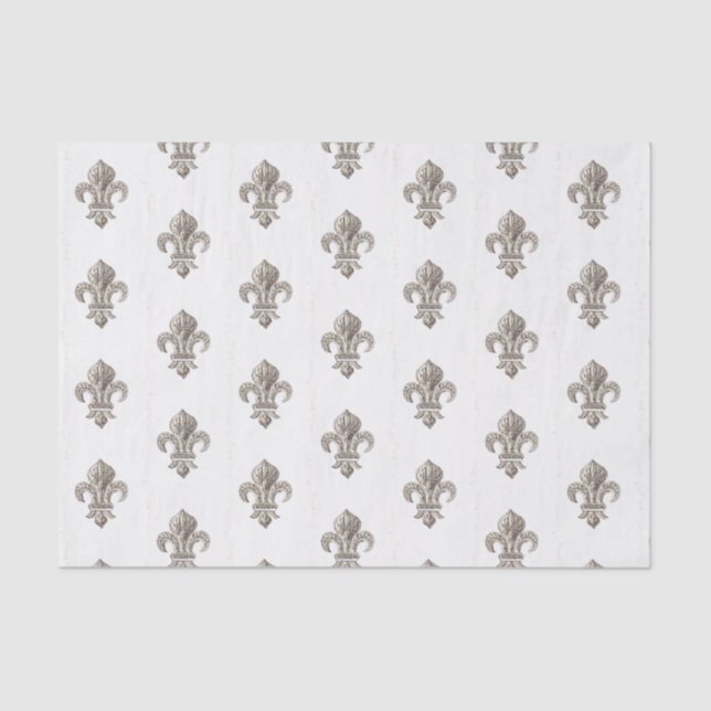 Papel de té de Fleur de Lis (Anverso)