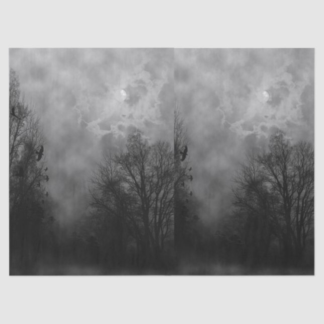 Papel de té de Halloween obsesionado con la luna l (Anverso)