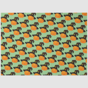 Papel de té de la Bruja de calabaza Halloween