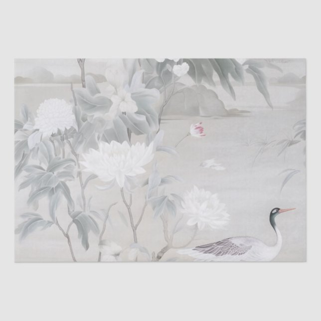 Papel de té de la Pastel Chinoiserie (Anverso)