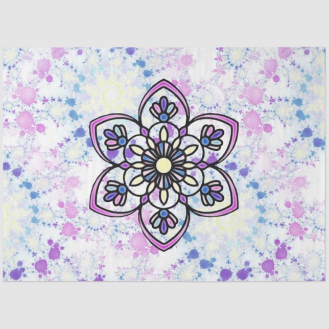 Papel de té de la primavera de Mandala B (Anverso)