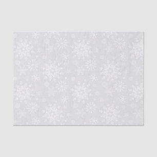 Papel de té de papel y copos de nieve