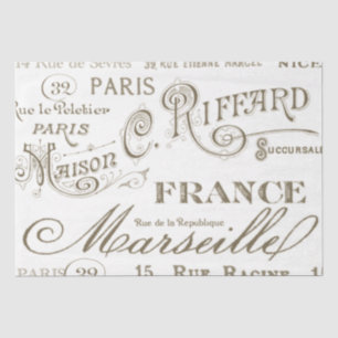 Papel de té de París de nombres de ciudades france