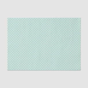 Papel de té de polkadots verdes y blancos de la Ca