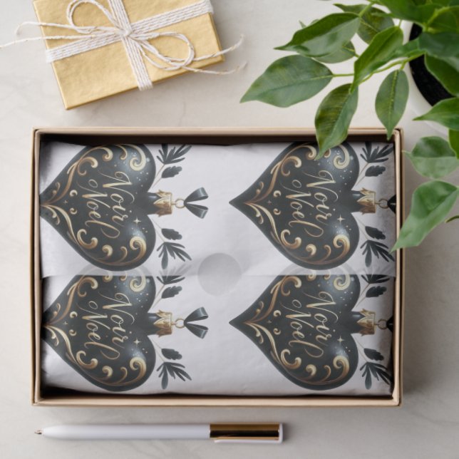 Papel de té de regalo con forma de ornamento de No (Regalo )