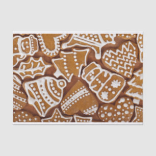 Papel de té de regalo de cookie para navidades