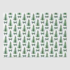 Papel de té de regalo para Navidades de arbolado v
