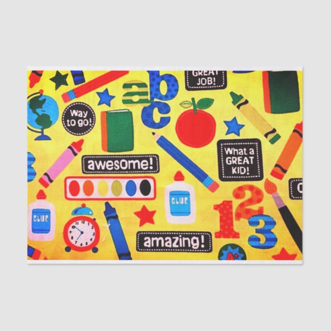 Papel de té de regalo para profesores (Anverso)