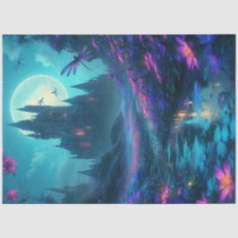 Papel de té del castillo de la libélula