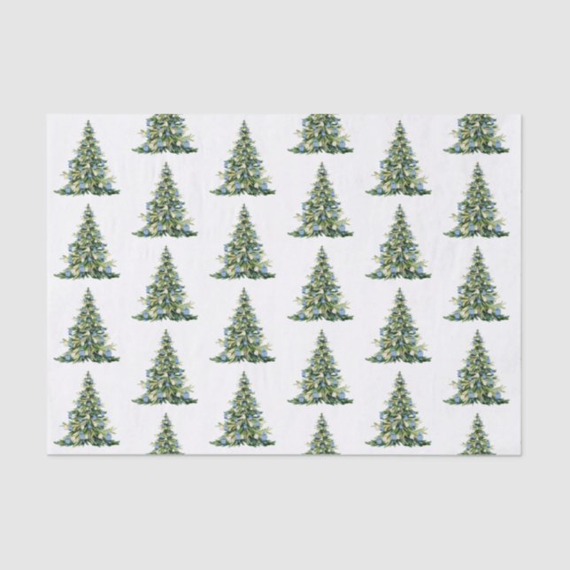 Papel de té del jengibre azul de los navidades (Anverso)