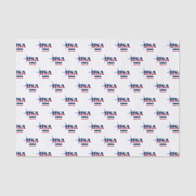 Papel de té del orgullo del estado de Ohio (Anverso)