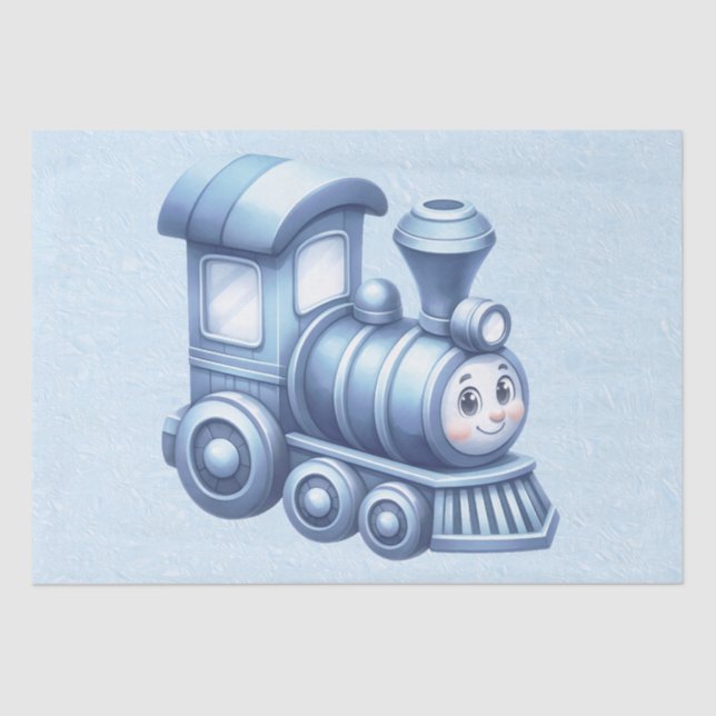 Papel de té del tren azul (Anverso)