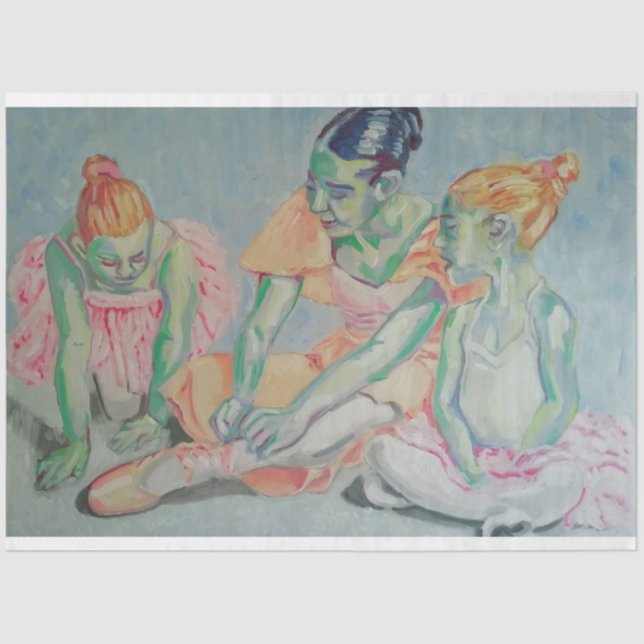 Papel de té descongestionado de la lección de bail (Anverso)