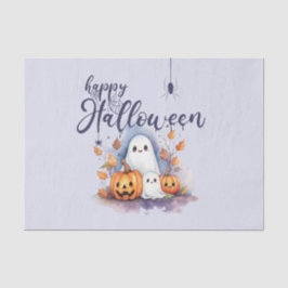 Papel de té fantasmal de Halloween