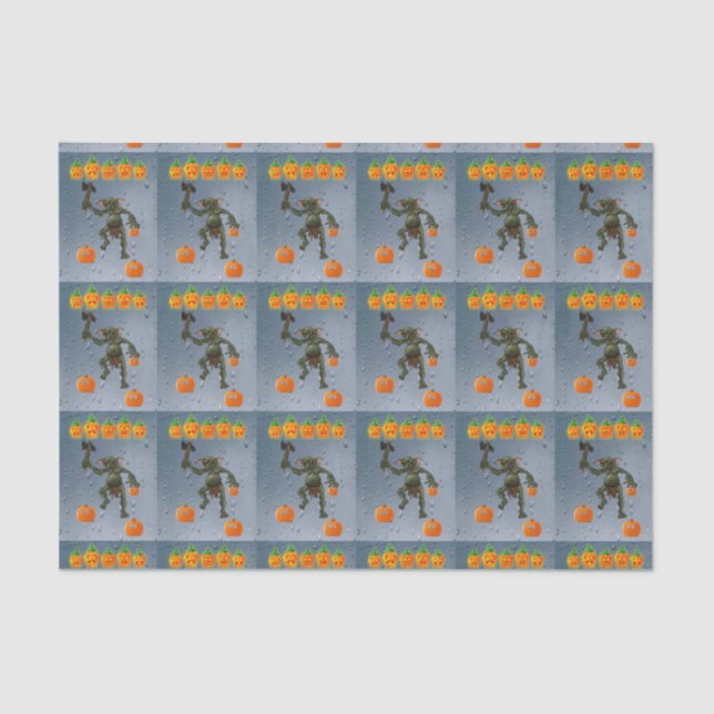 Papel de té feliz de Halloween, Goblin (Anverso)