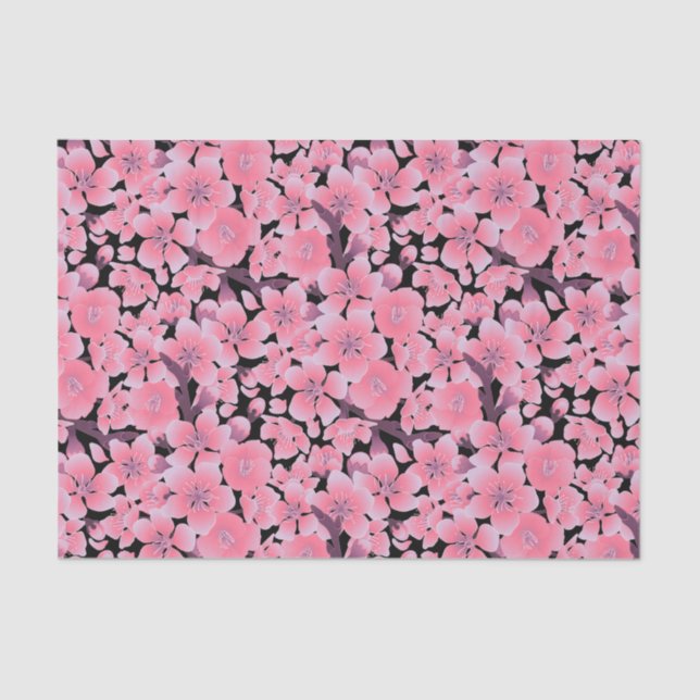 Papel de té japonés sobre el florecimiento de cere (Anverso)